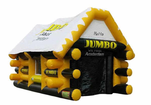 Opblaasbare op maat gemaakte ski tent voor jumbo de akker